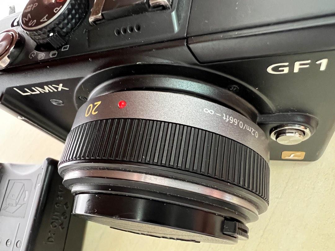Panasonic LUMIX GF1 + 20mm F1.7 + 2 batteries, 攝影器材, 相機 Carousell