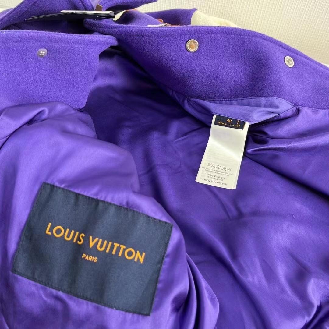 16% Louis Vuitton MULTI-PATCHES MIXED LEATHER VARSITY BLOUSON, 名牌, 服裝-  Carousell