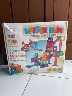 Magnetic Tiles Ball Run MNTL Clear Transparant Isi 120