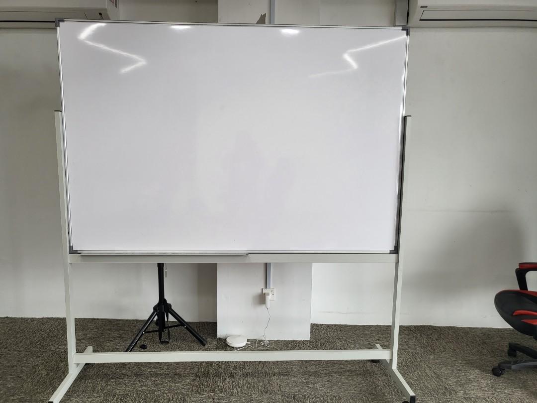 Whiteboard 4' x 6' with Mobile stand, Computers & Tech, Office