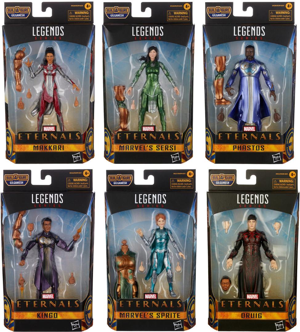 Marvel Legends Eternals Gilgamesh wave (Gilgamesh BAF) set of 6