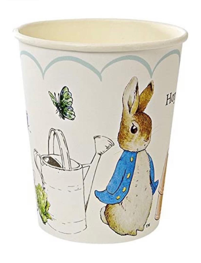 Meri Meri Peter Rabbit Paper Cups, Hobbies & Toys, Stationery & Craft ...