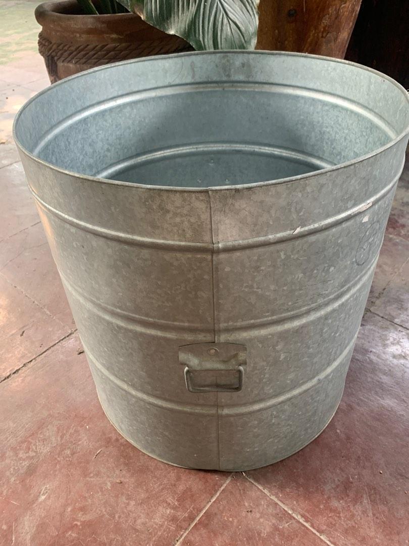 Multi Purpose Round Galvanized Drum | Unused Round Barrel | Storage Container | Home Improvement Tools & Accessories (Category: Home Improvement Tools & Accessories) located in Pateros City. Submitted by mcacompany (Listing ID 1190278873, Image 1). Description: Multi Purpose Round Galvanized Drum | Unused Round Barrel | Storage Container | Home Improvement Tools & Accessories As it is.