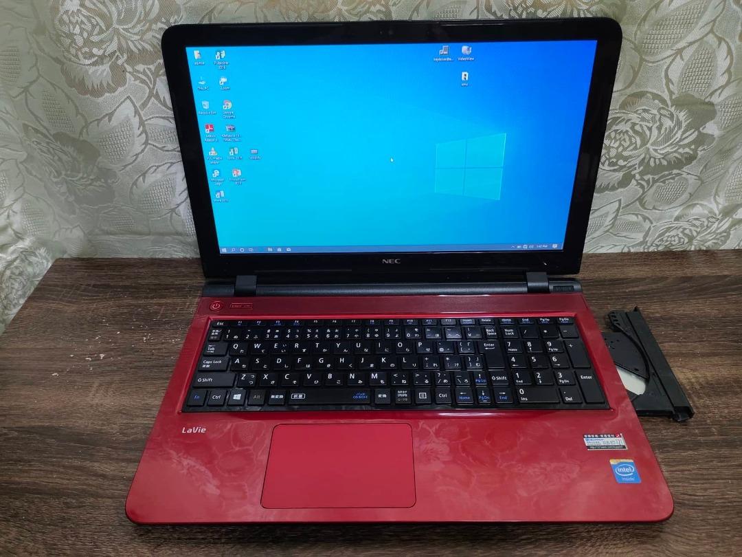 NEC 5th Generation (Ultra slim glossy type ) Lavie NS150/A Intel(R)  Celeron(R) CPU 3205U @1.50GHz (2 CPUs), ~1.5GHz (5th Gen) Memory: 4GB Ram  320gb