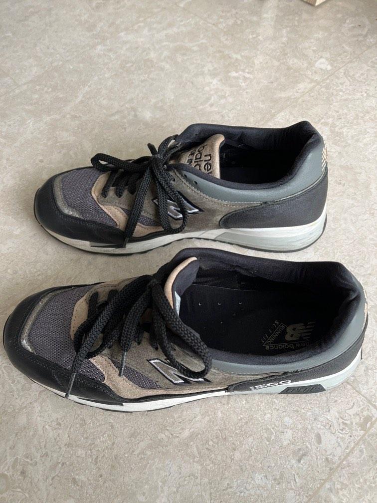 mens black leather new balance shoes