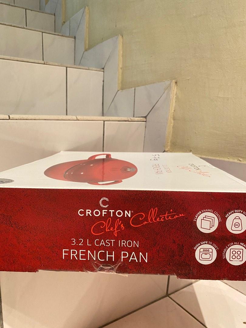 New Crofton 3.2L Cast Iron French Pan, Furniture & Home Living, Kitchenware & Tableware