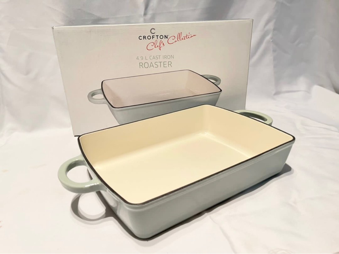 New Crofton 4.9L Cast Iron Roaster, Furniture & Home Living