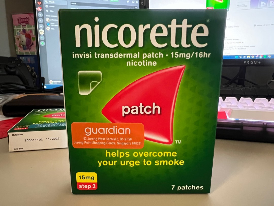 Nicorette Patch, Health & Nutrition, Health Supplements, Vitamins