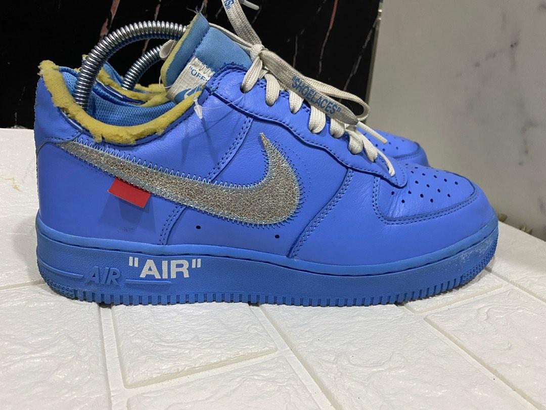 University blue air 2025 force 1 off white