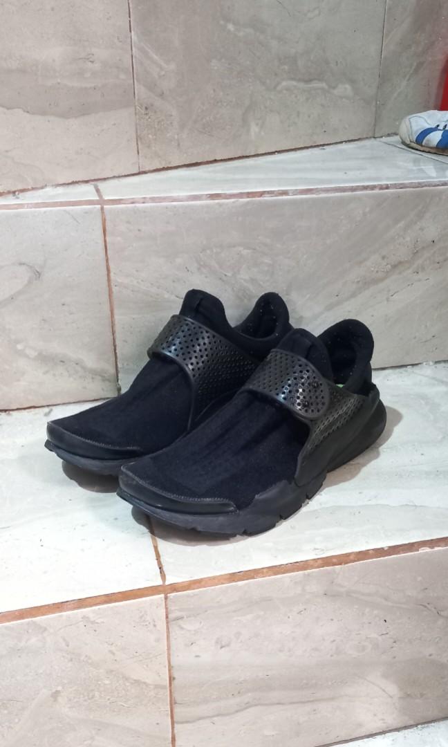 Sepatu Nike Nike Sock Dart Leather Black Men's Shoes Nike Sock