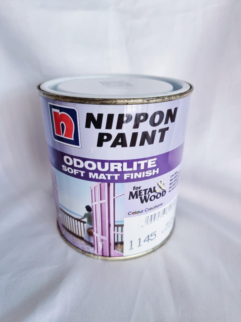 Nippon Paint Odourlite Soft Matt Finish for Metal & Wood (1 litre