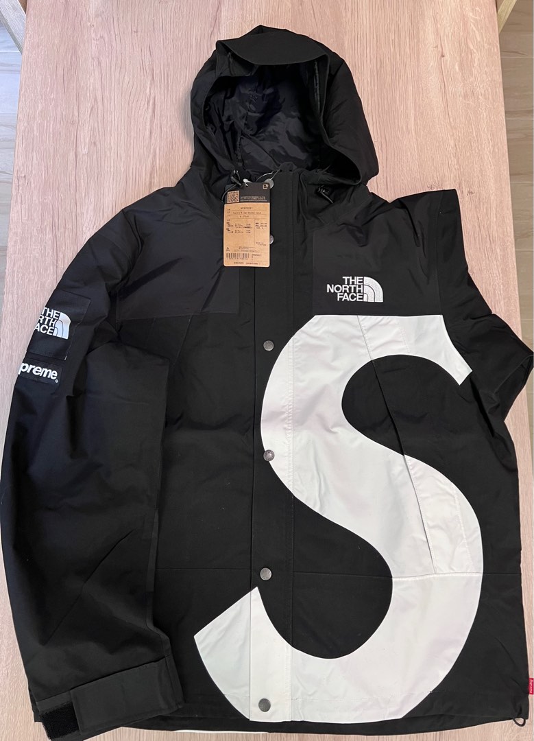 North face supreme S-logo jacket, 男裝, 外套及戶外衣服- Carousell