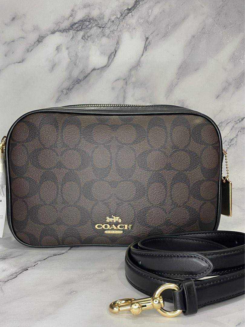 Original Coach Jes Double Zip Crossbody Bag, Luxury, Bags & Wallets on