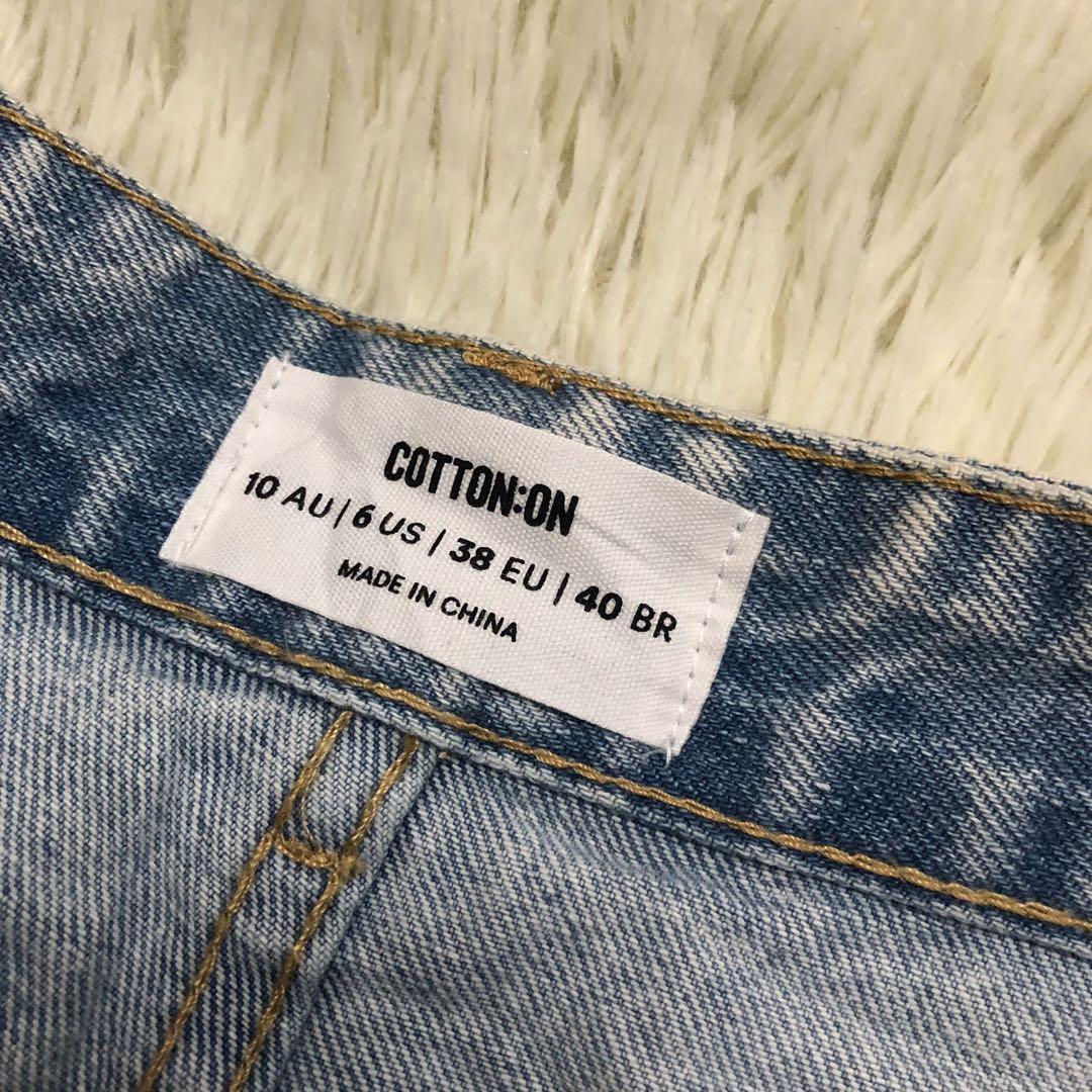 Original cotton on high rise mom short, Women's Fashion, Bottoms