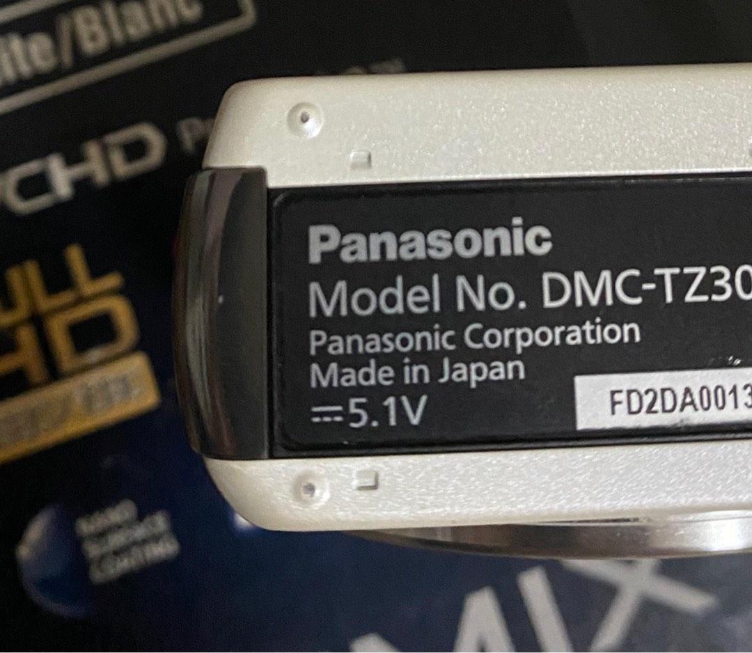Appareil Photo Compact Panasonic DMC-TZ30 14.1MP Noir - Zoom 20x, GPS, Occasion Fonctionnel