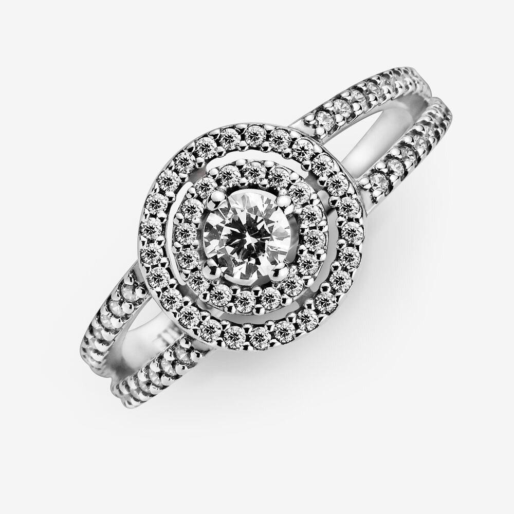 Pandora circle diamond ring deals