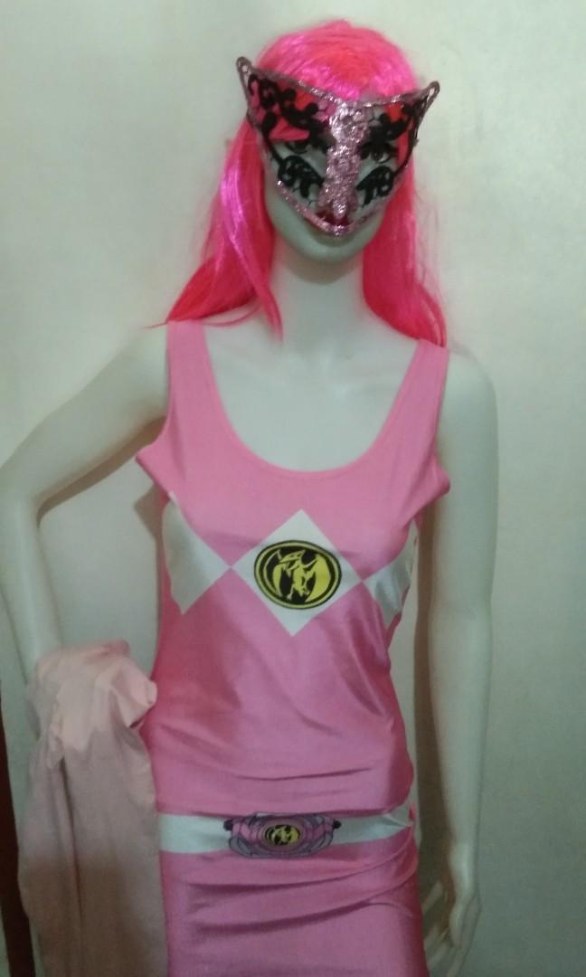 Power Rangers Frock Pink power ranger with power ranger cocktail dress with panty hose pink ...