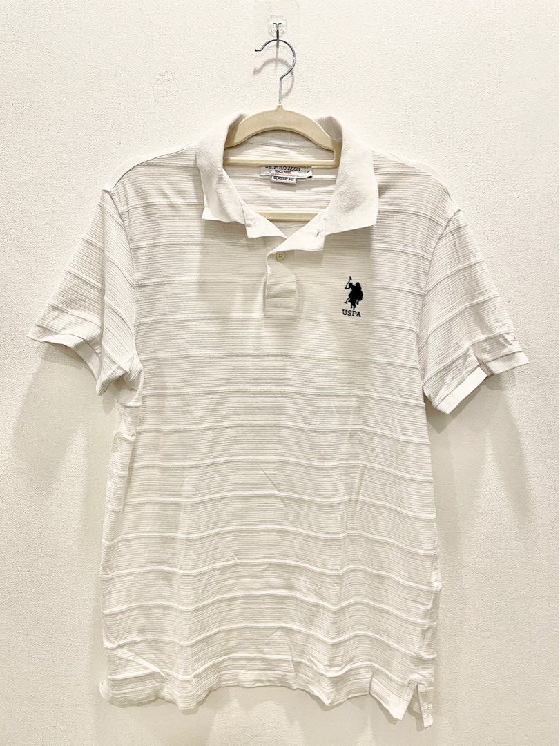 POLO white shirt, Men's Fashion, Tops & Sets, Tshirts & Polo Shirts on