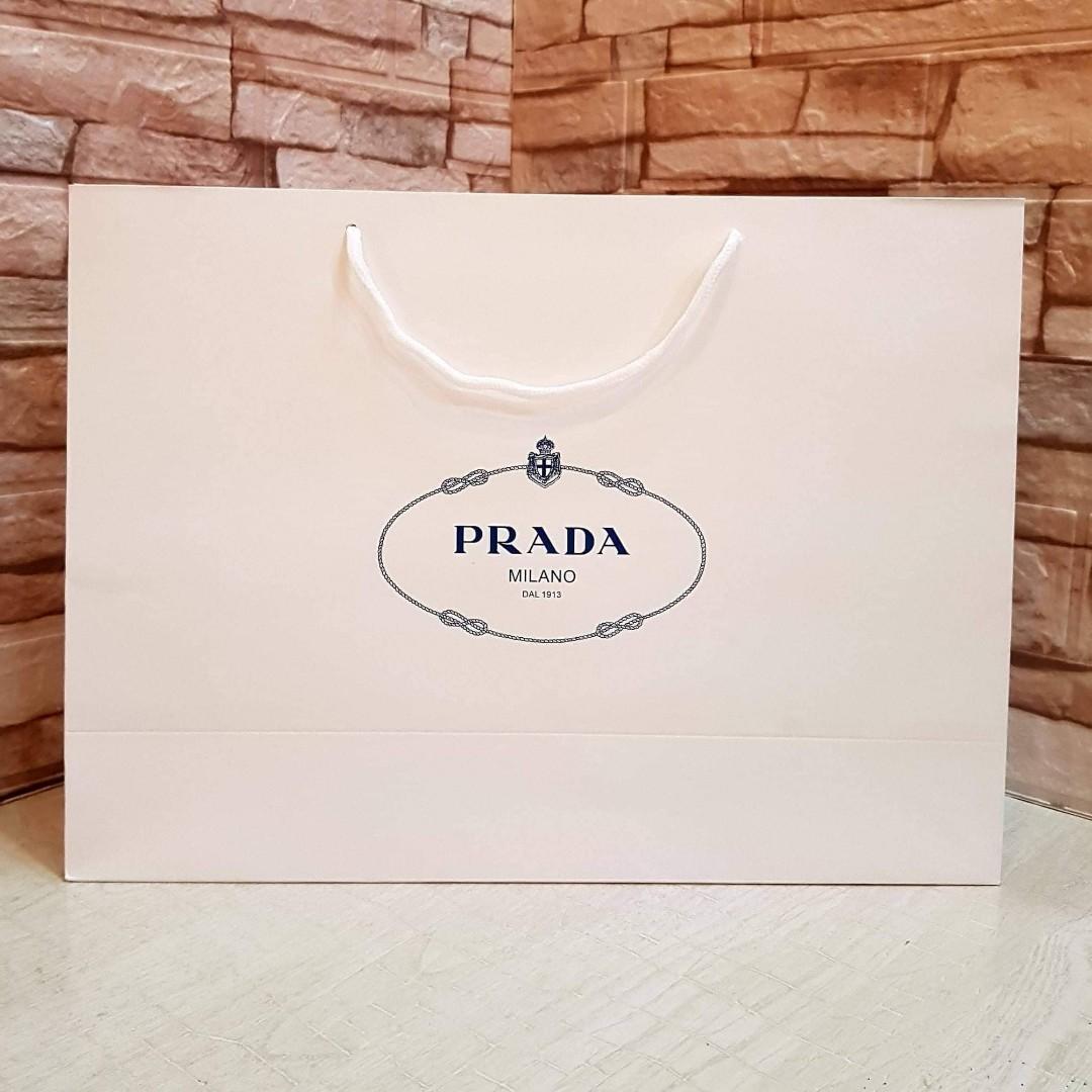 PRADA PAPER BAG, Luxury, Bags & Wallets on Carousell