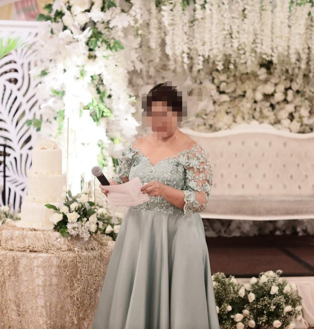 Ninangs gown hotsell for wedding