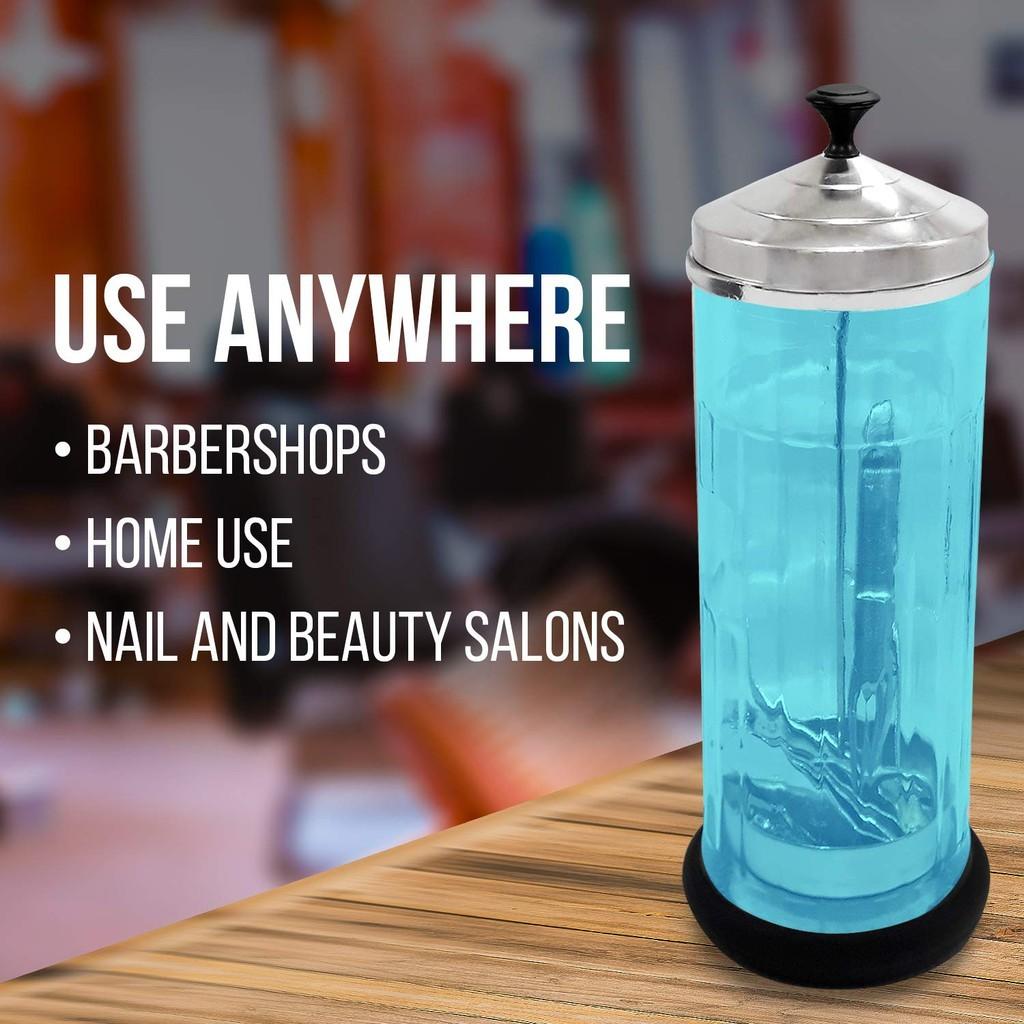 Premium barber disinfectant jar comb disinfectant, jar disinfectant