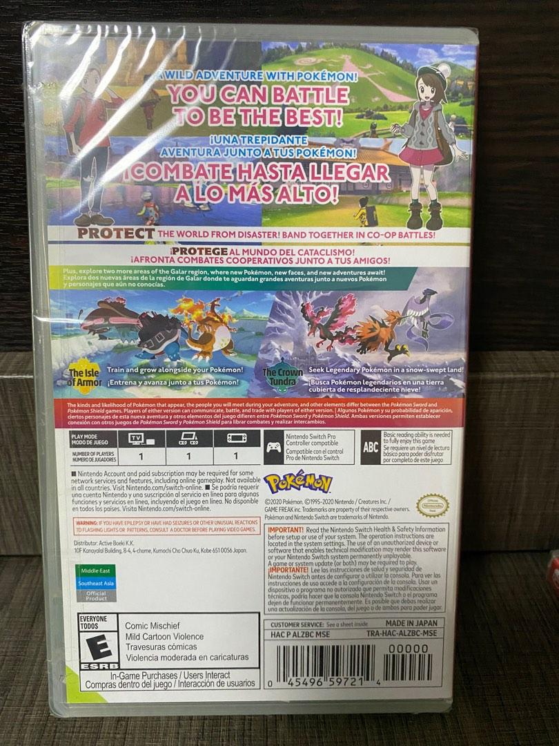 [Rare Brand New Physical Copy] Pokemon Shield + Expansion Pass [Switch