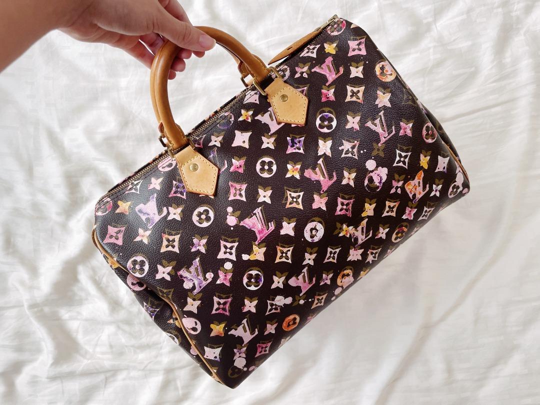 RARE!!! Louis Vuitton LV watercolor aquarelle speedy 30, Luxury, Bags &  Wallets on Carousell