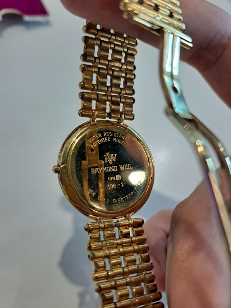 Raymond weil new arrivals gold watch vintage
