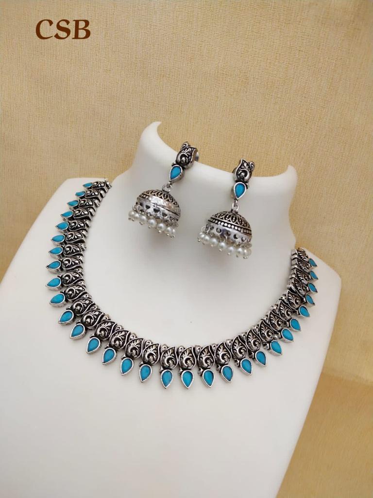 German silver on sale necklace online