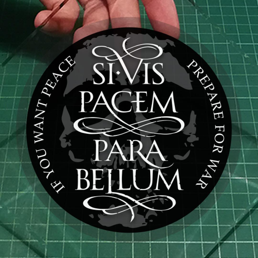 Removable Static Cling Car Decals : Si Vis Pacem Para Bellum . If you ...