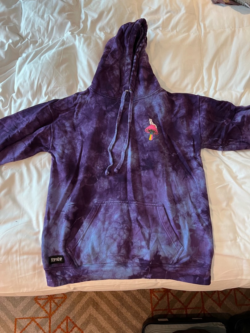 Ripndip psychedelic nerm purple tie dye hoodie store