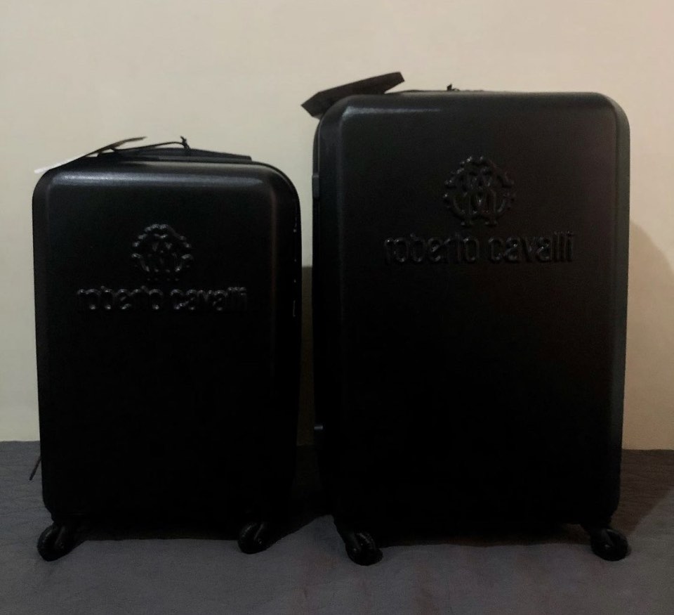 Roberto Cavalli Luggage Hobbies Toys Travel Luggage on Carousell