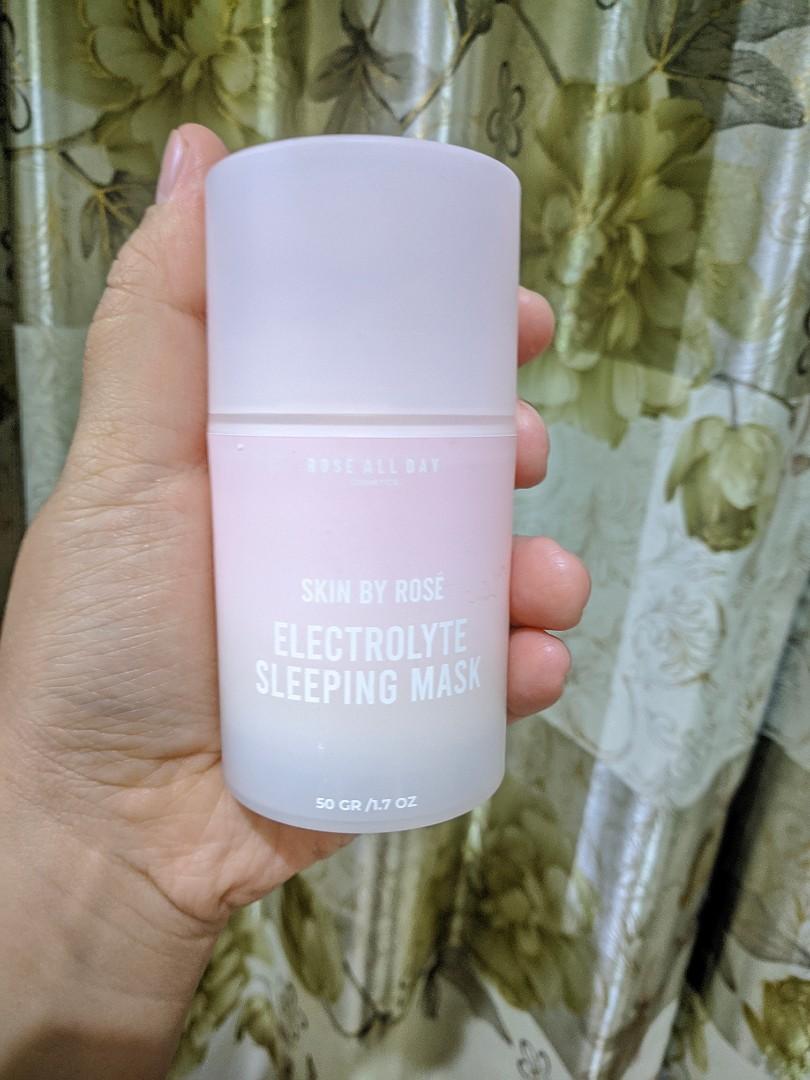 Rose All Day Skin By Rose Electrolyte Sleeping Mask Rose, Kesehatan