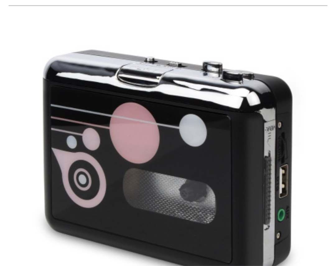 (C4)Rybozen Cassette Player Standalone Portable Digital USB Audio Music/Cassette Tape to MP3