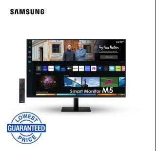 Samsung 32" M5 FHD 1920 x 1080 Smart PC Monitor / LS32BM500EEXXP / Smart TV apps / Wifi / BT