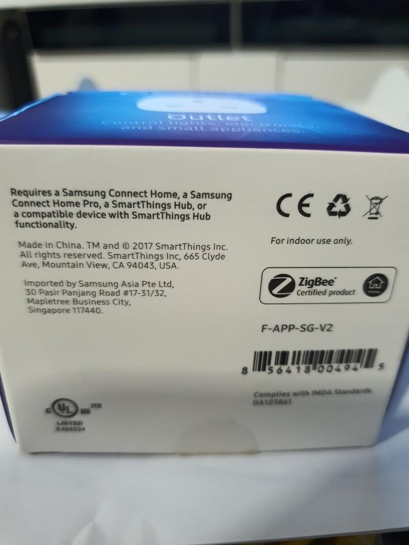 Things Outlets Samsung Smart Things: Outlet and Motion Sensor, TV & Home Appliances ...