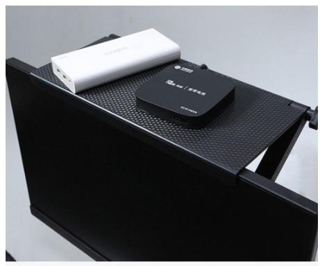 SCREEN CADDY TV TOP SHELF STORAGE MONITOR MOUNT ROUTER RACK PLASTIC ...