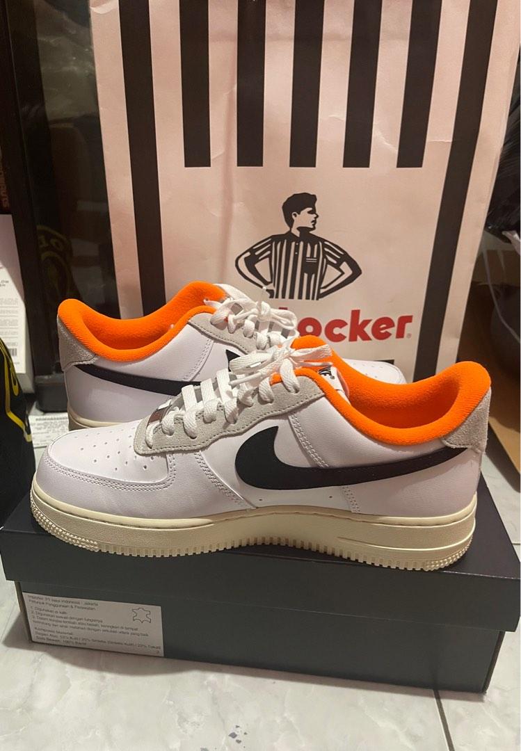 Nike Air Force 1 07' LV8' AF1 White Orange Low Hoops Pack DX3357-100 Size 7  196149877112,  in 2023