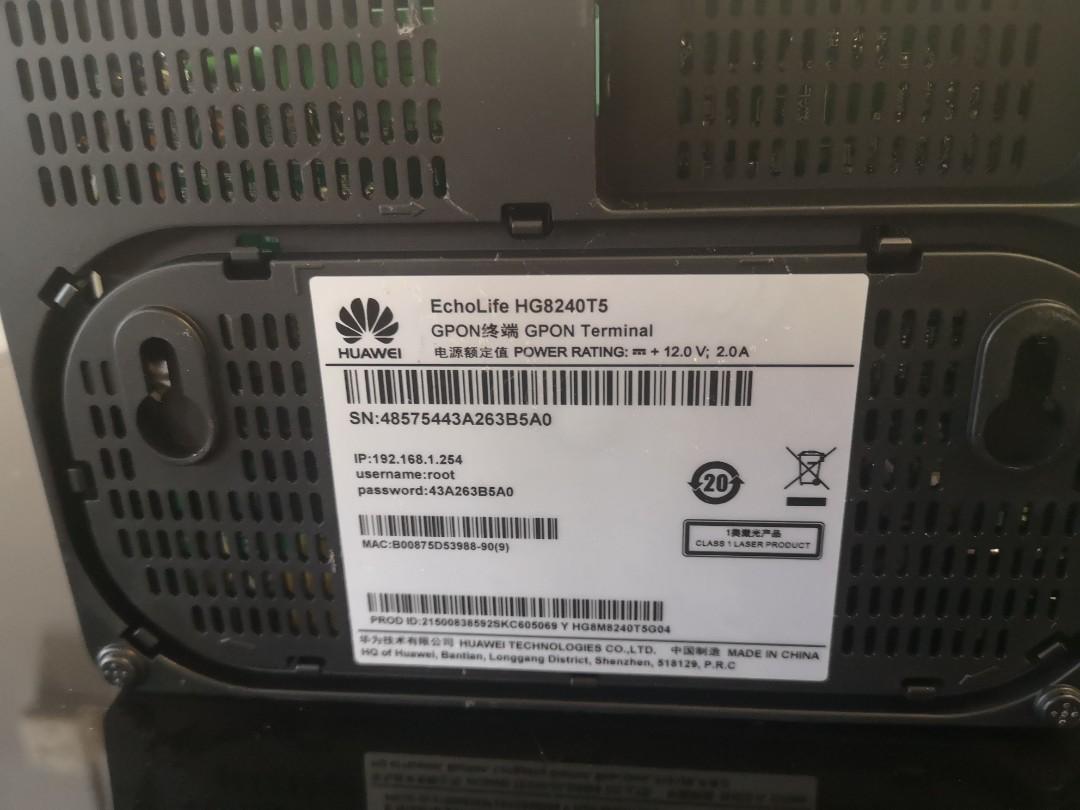 Singtel Optical Network Router, Computers & Tech, Parts & Accessories ...