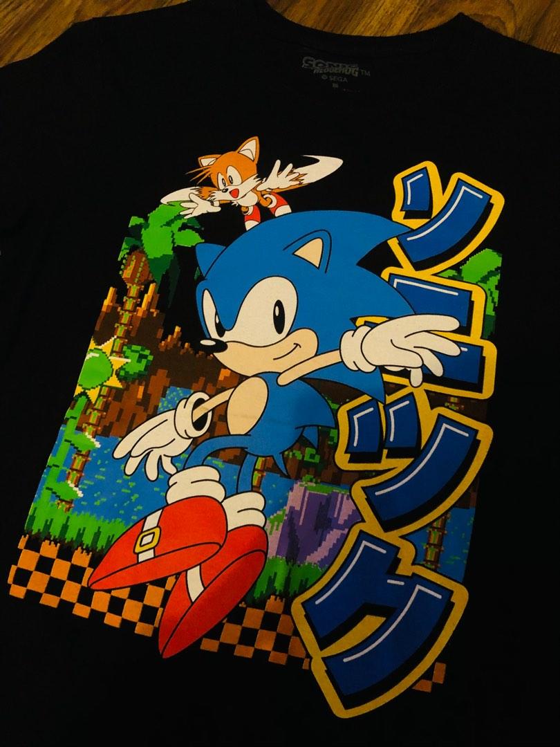 T-shirt Sonic Boats Logo Violet Et Noir - 100% Coton, Toutes Tailles Homme, Neuf Sans étiquettes