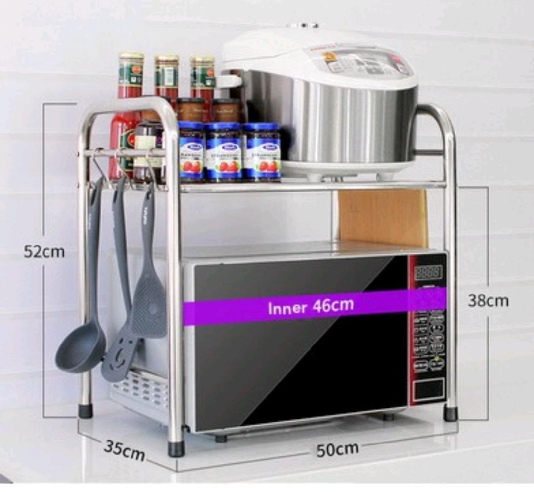 Stainless Steel Microwave Rack, TV & Home Appliances, Kitchen