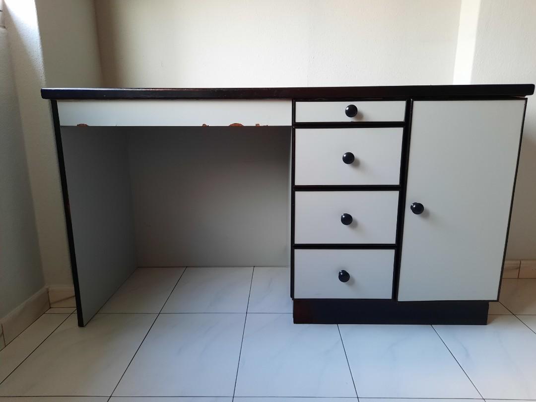 Study Table with Drawers, Furniture & Home Living, Furniture