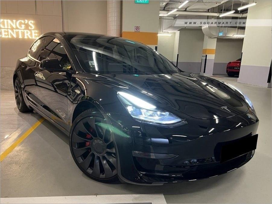Tesla Model 3 Electric Performance AWD Auto Cars Used Cars on