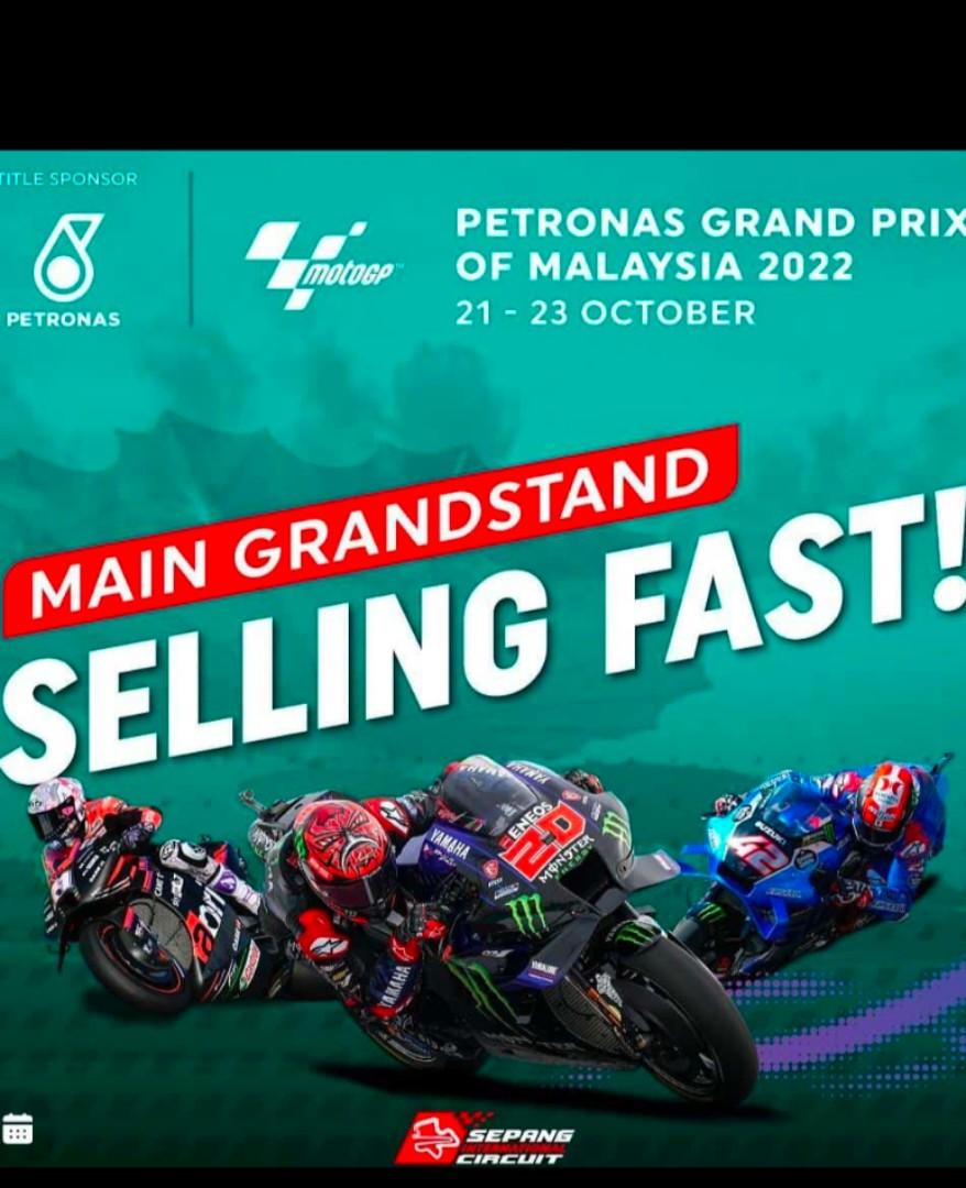 ticket motogp 2022, Tickets & Vouchers, Event Tickets on Carousell