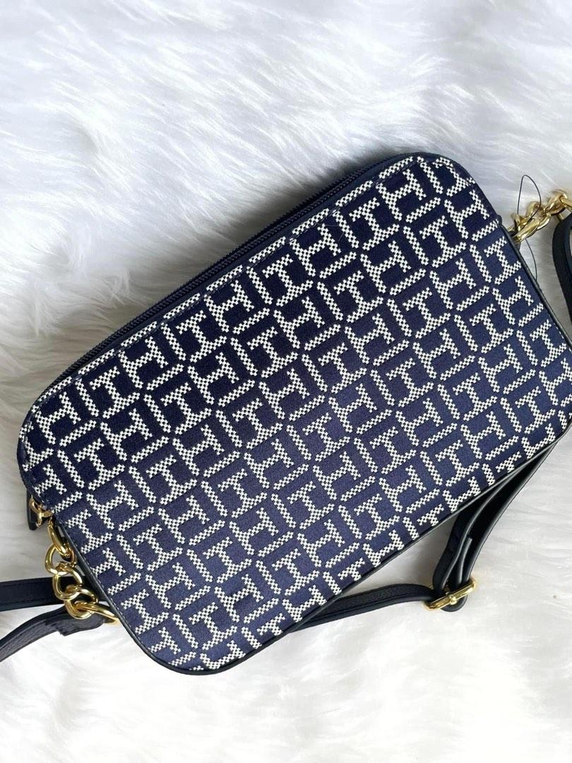 Tommy Hilfiger Double Zip Crossbody, Women's Fashion, Bags & Wallets