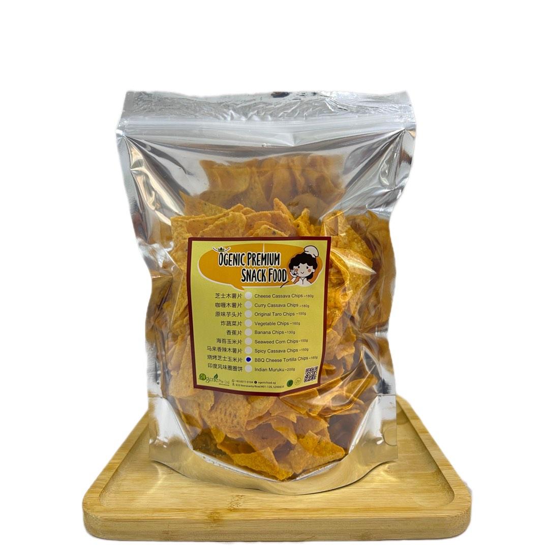 Tortilla Chips with BBQ cheese flavour [Halal], Food & Drinks, Packaged