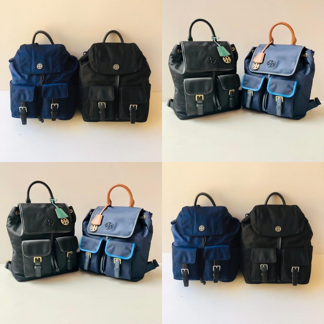 Perry nylon flap backpack online