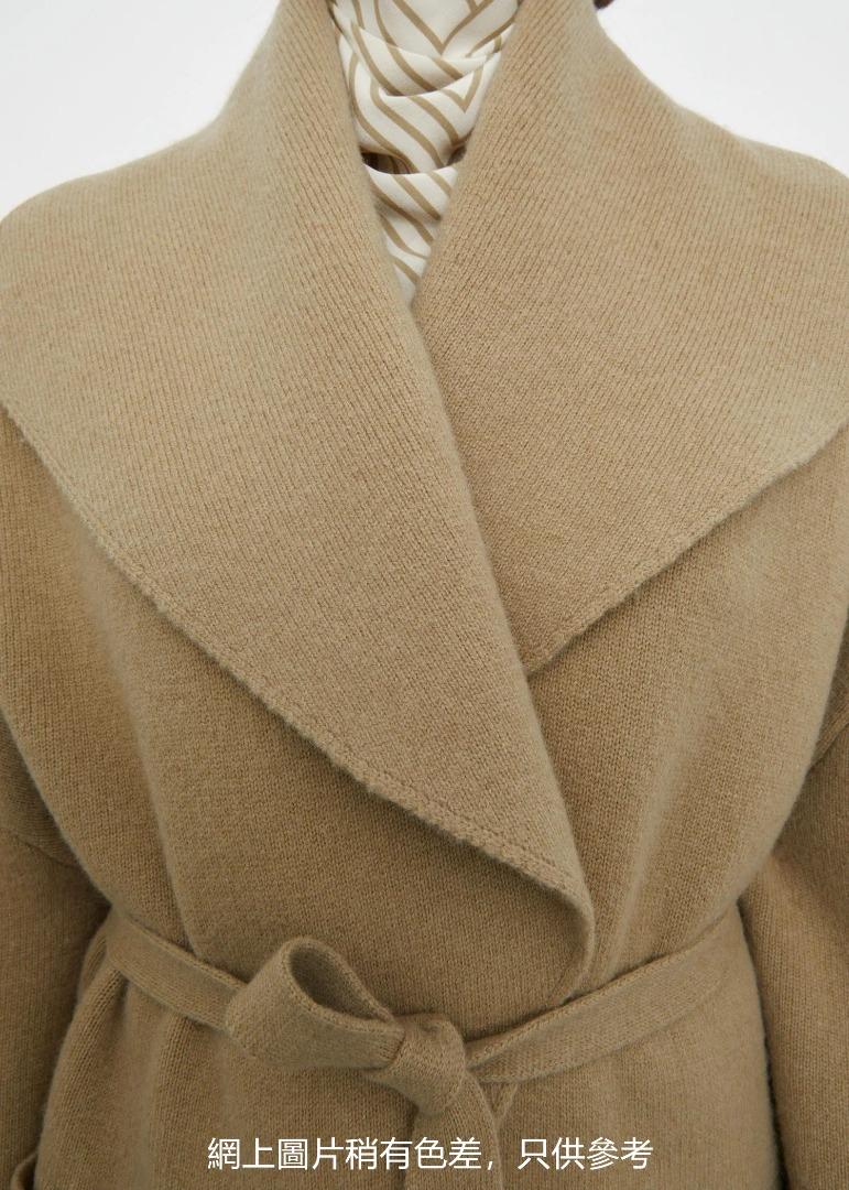Toteme draped collar cardi jacket peanut butter Size: XXS, 女裝, 外套及戶外衣服-  Carousell