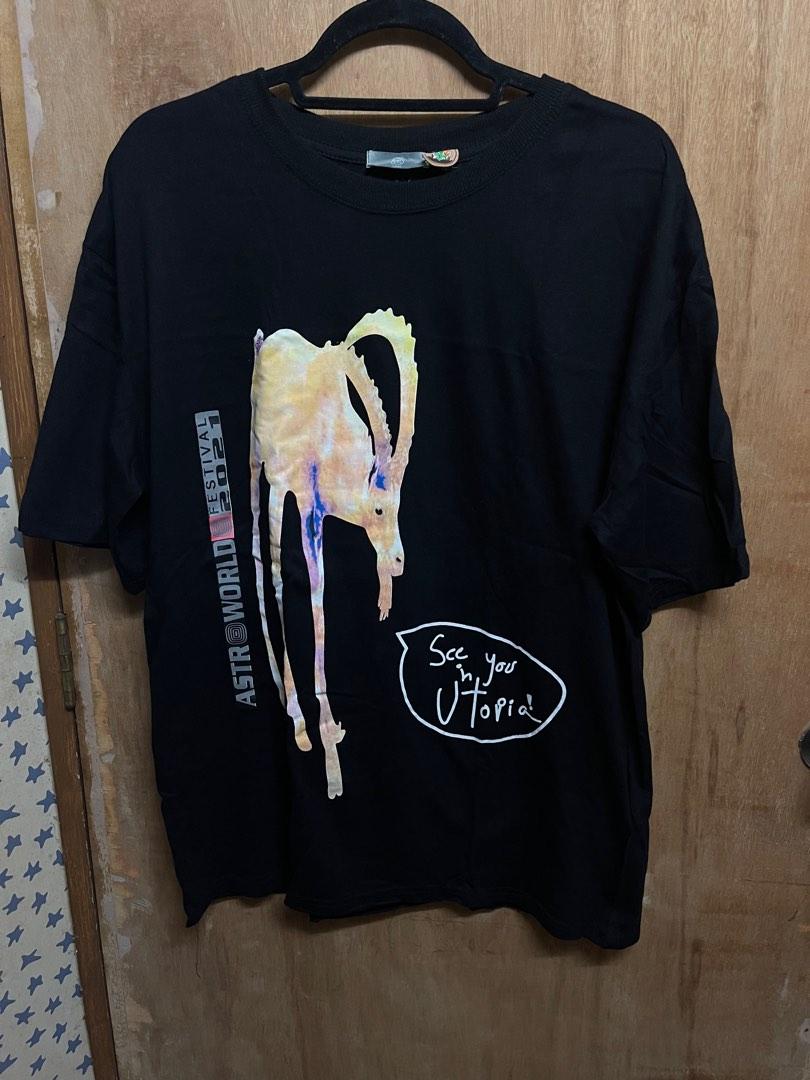 Travis scott UTOPIA, Men's Fashion, Tops & Sets, Tshirts & Polo Shirts