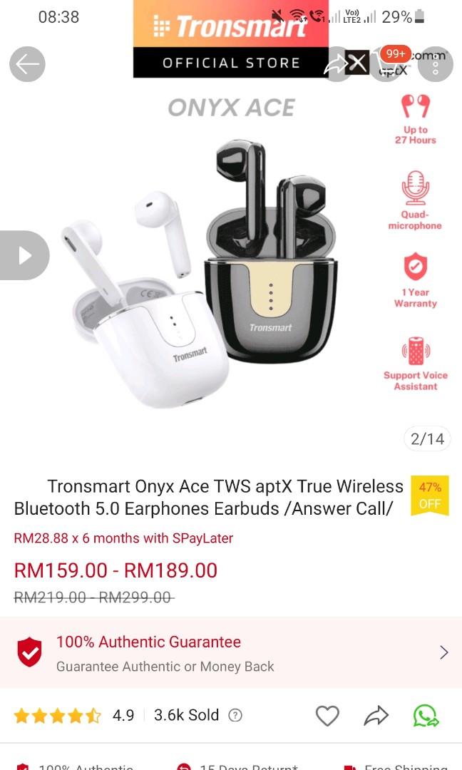 Tronsmart onyx hotsell ace black